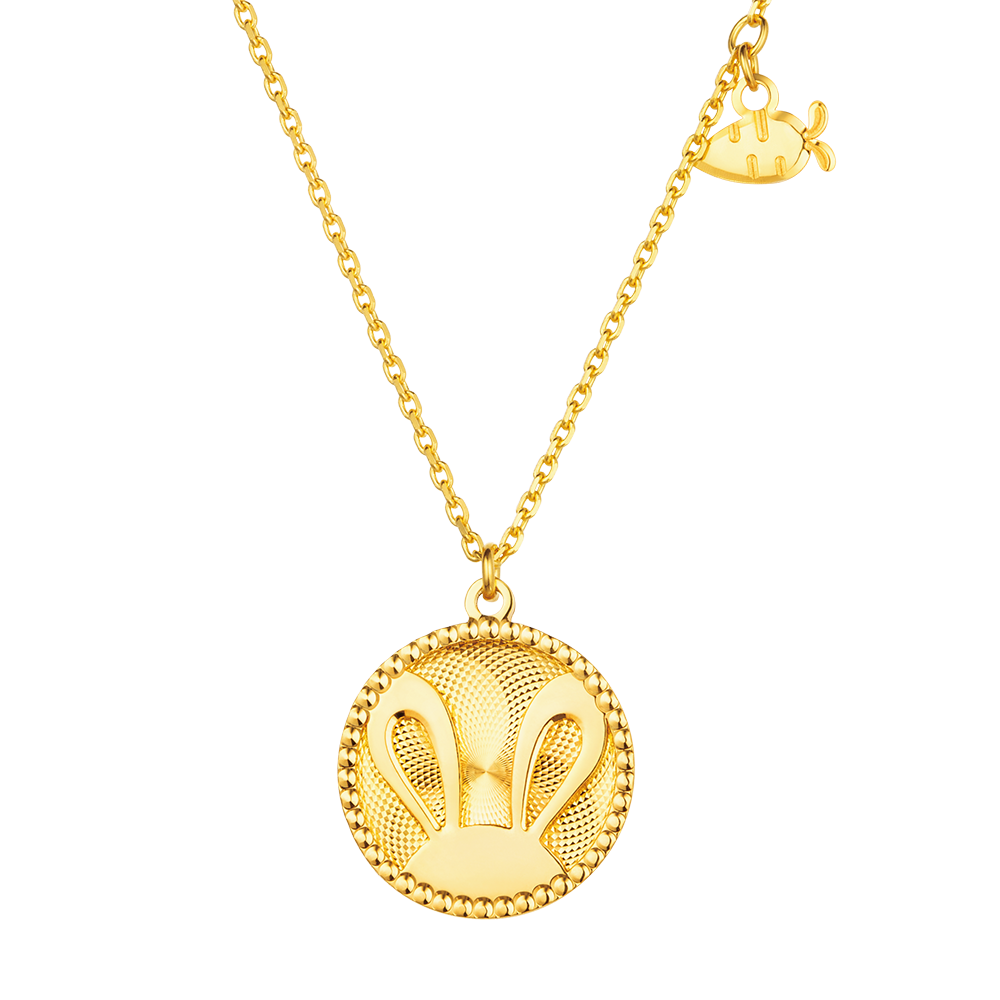 Goldstyle "Reunion Bunny" Gold Necklace