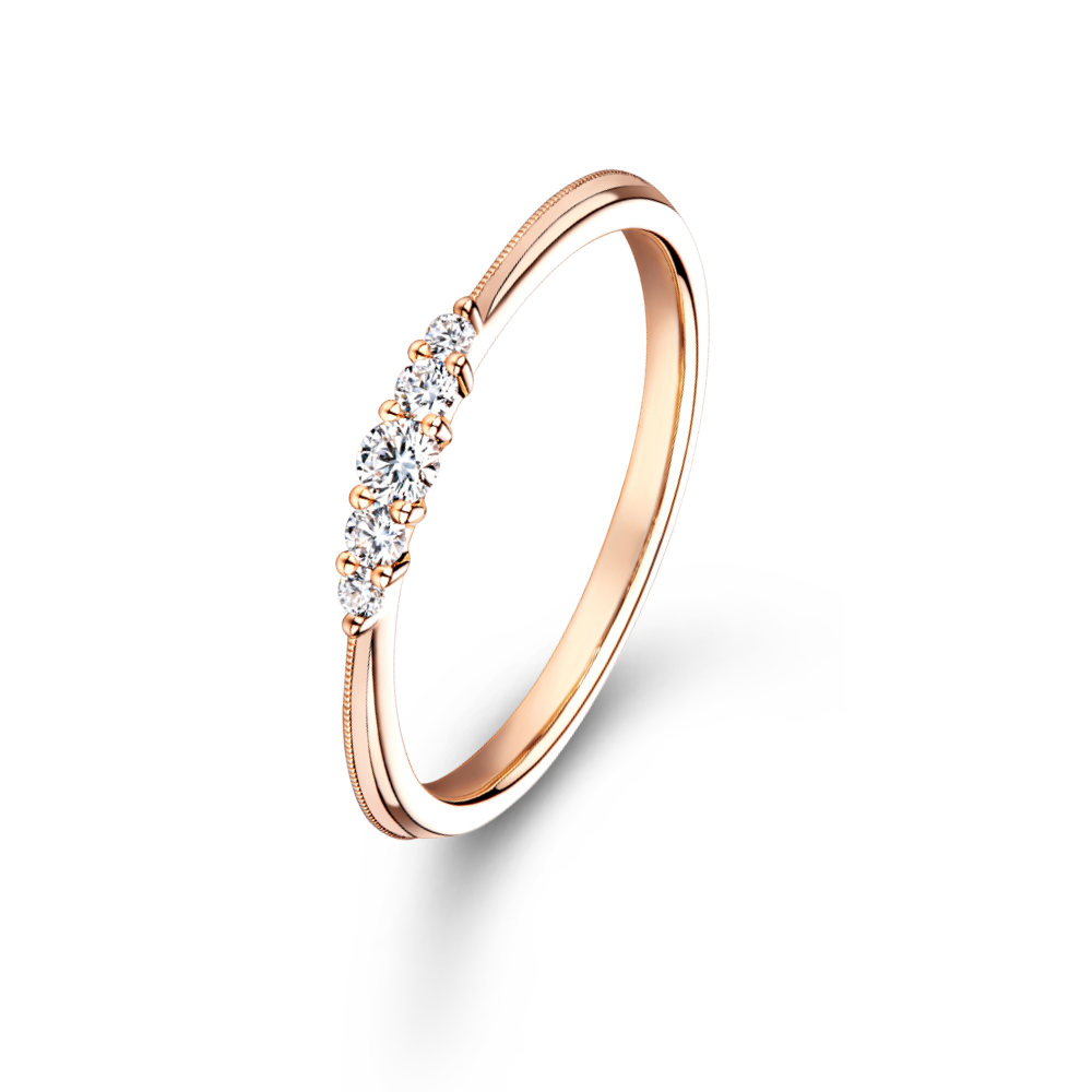 "Ring-a-Finger" 18K Gold Diamond Ring