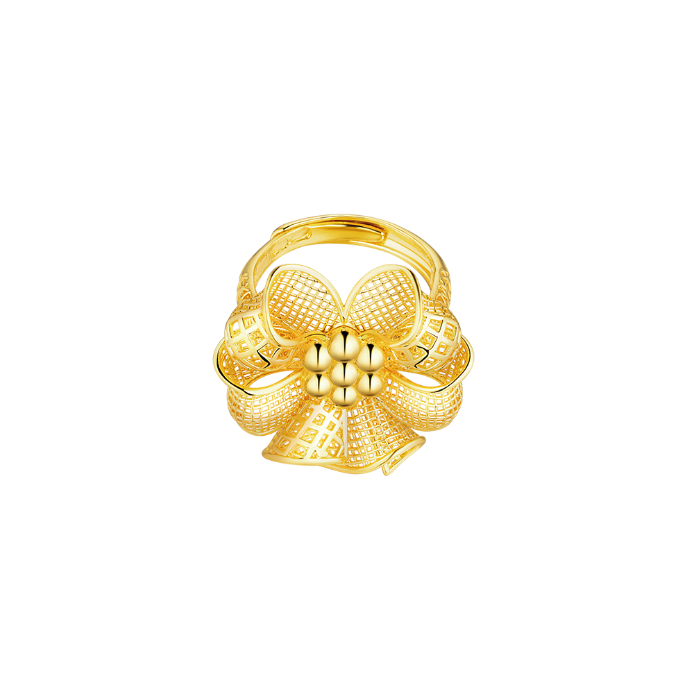 " Blissful Union " Gold Ring