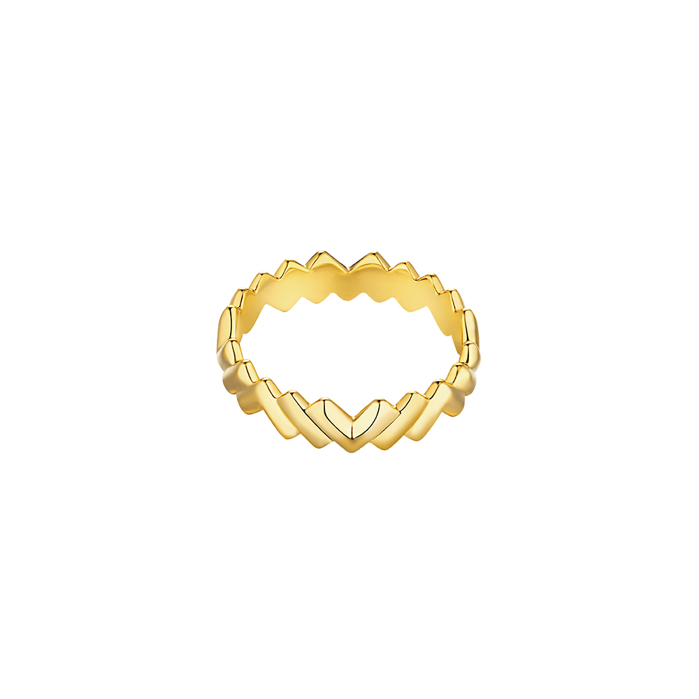 " Perfect Couple " Gold Ring