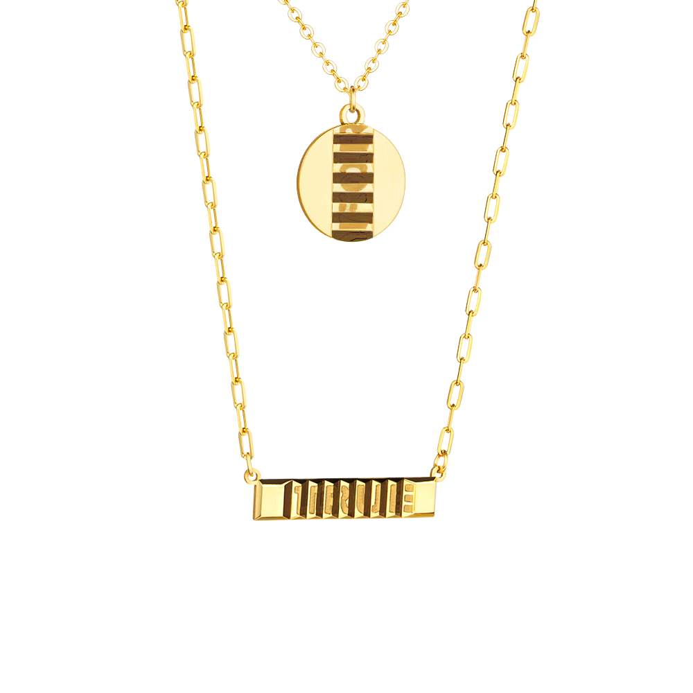 Shimmering Gold Gold Necklace 