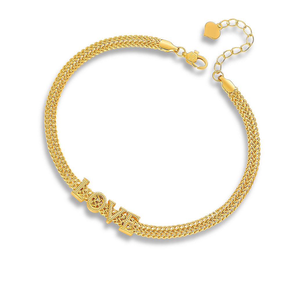 Goldstyle " The Love of My Life" Gold Bracelet 