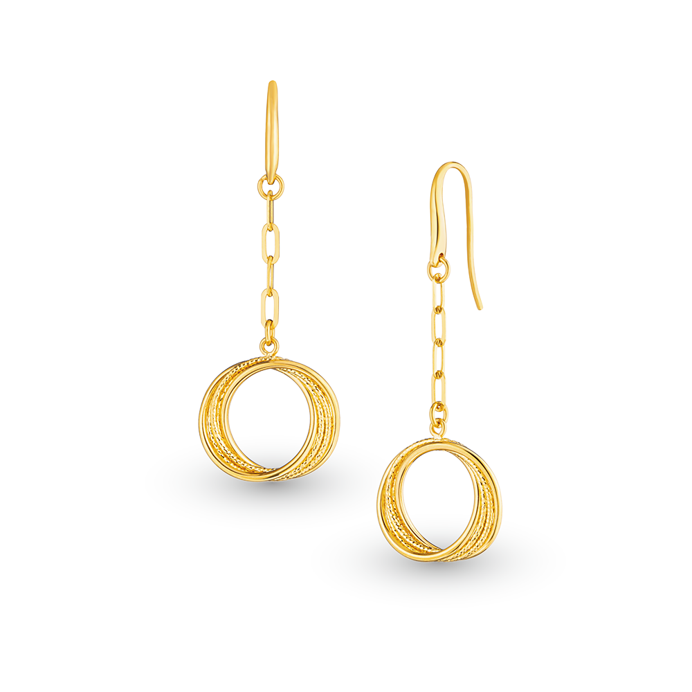 Goldstyle "Shining 360°" Gold Earrings