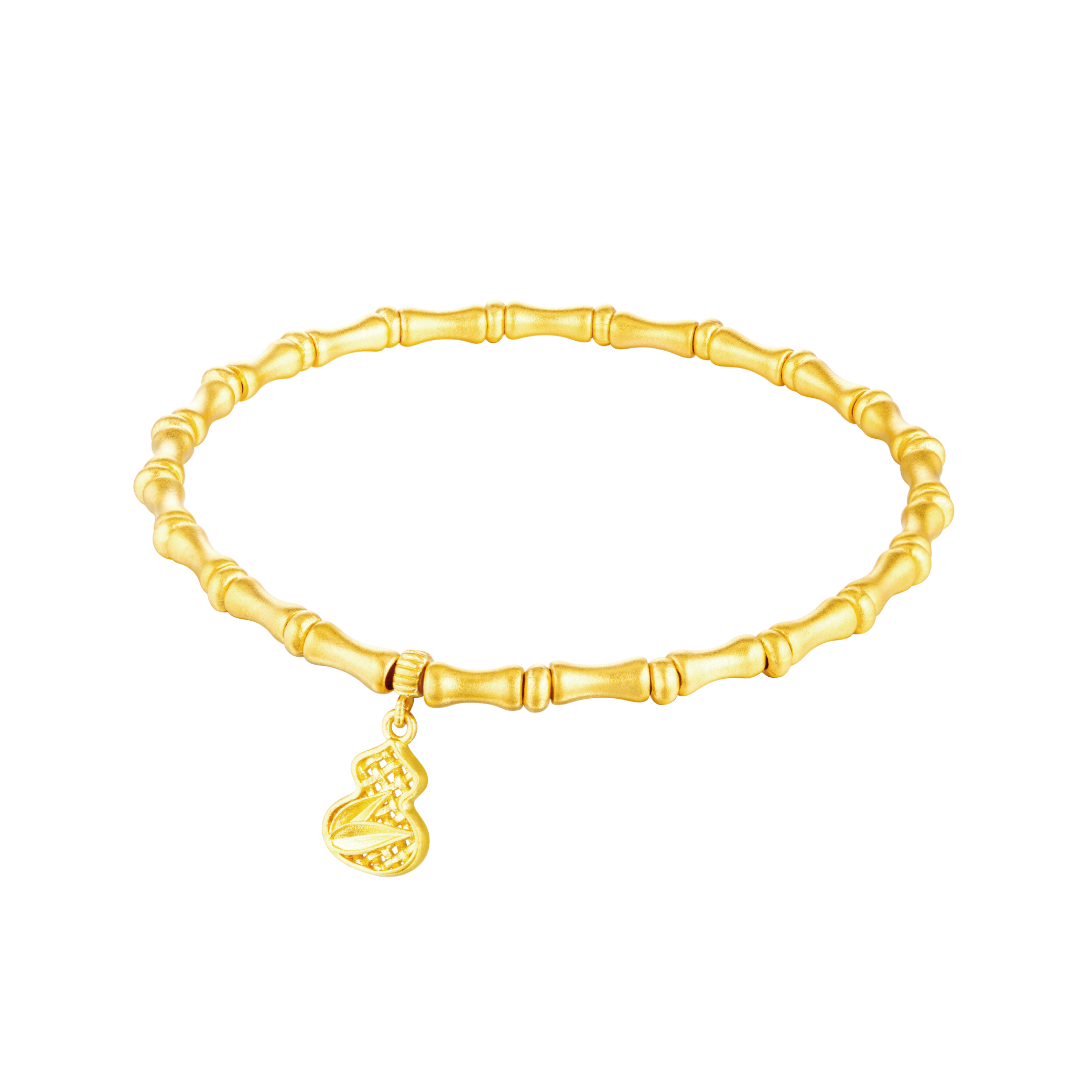 Heirloom Fortune Collection "Fortune & Rich" Gold Bracelet