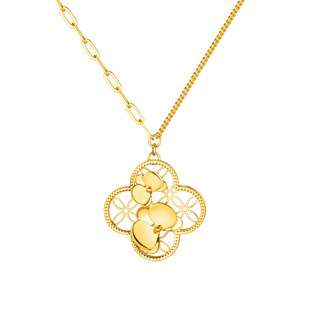 Goldstyle "Twelve Flora" Gold Necklace 