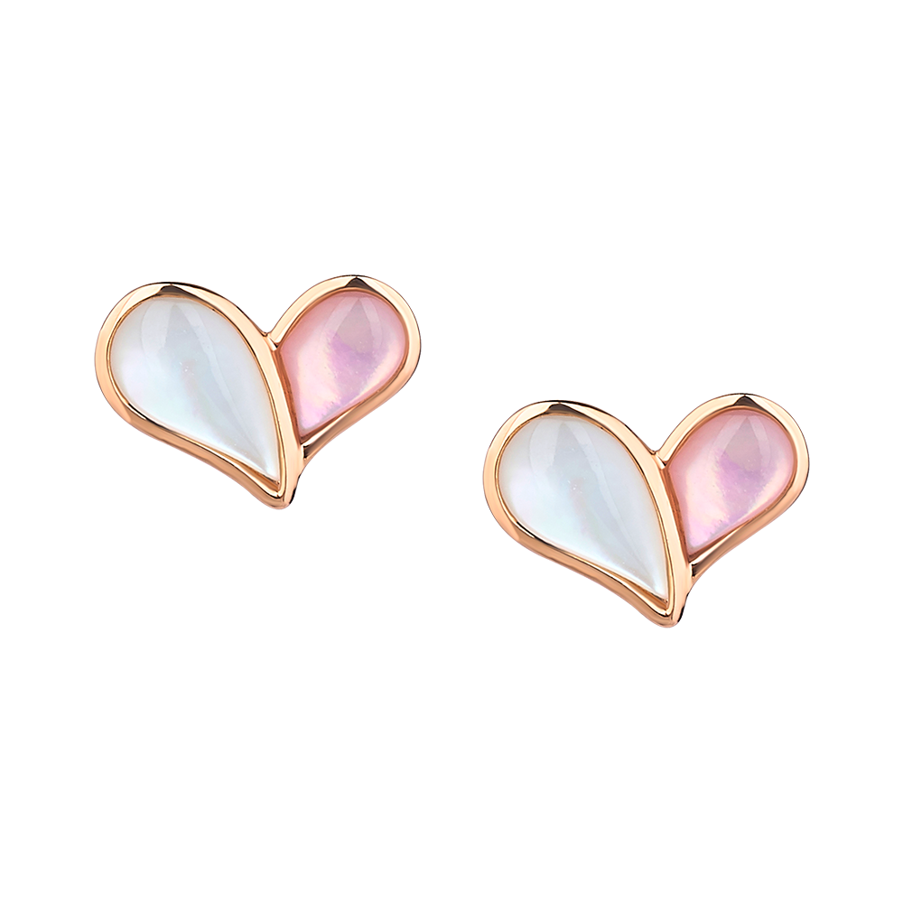 "Give You My Heart" 18K Gold Earrings 