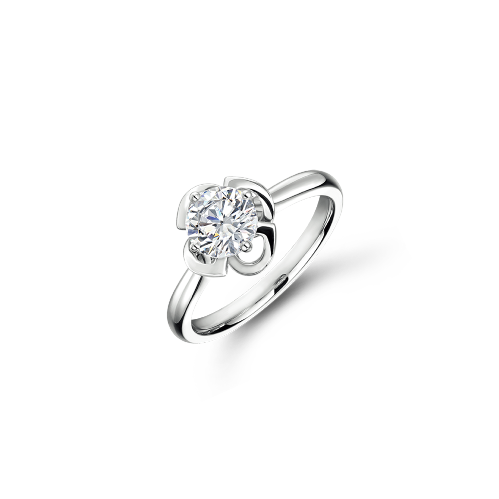 Wedding Collection DiaPure "Blossoming Love" Platinum Diamond Ring