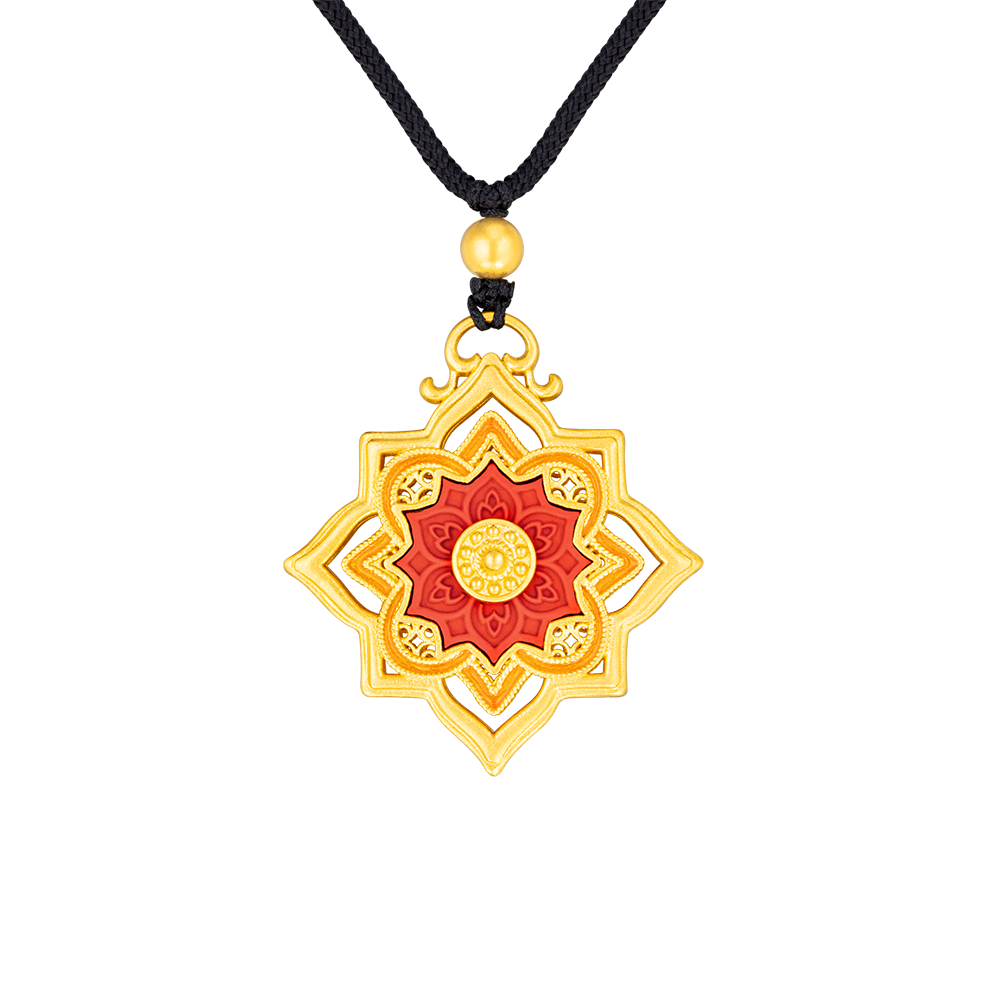 Heirloom Fortune Collection "Classic Caisson" Gold Necklace 