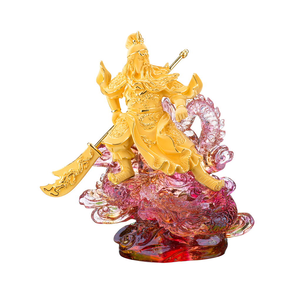"Guan Gong " Gold Figurine