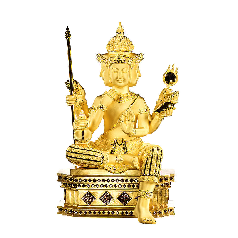 "Phra Phrom" Gold Figurine