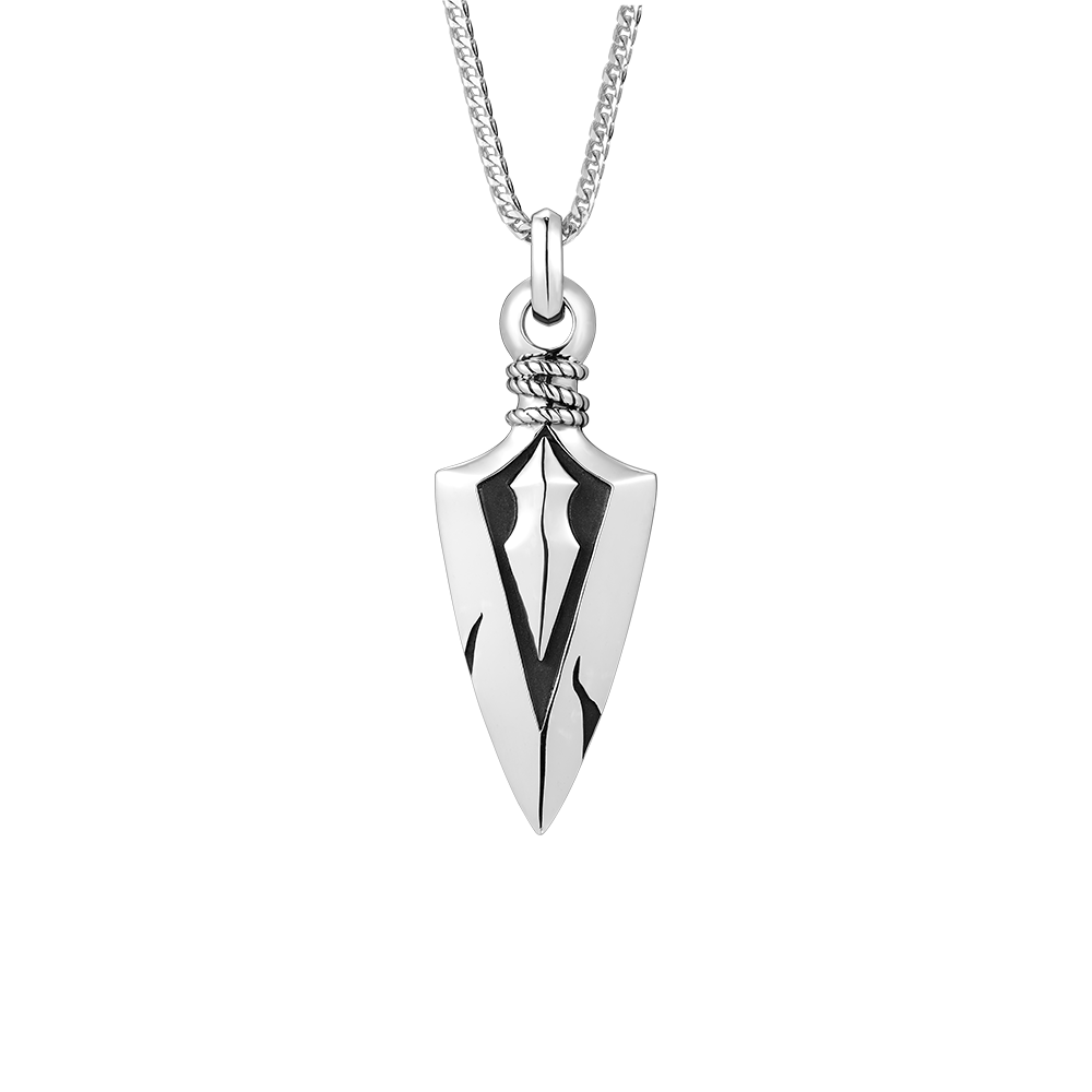 CCool Collection "Spear of the Brave" Platinum Pendant