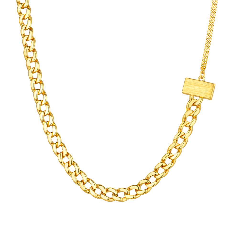 Timentional Gold "Seek the Tide" Gold Necklace 