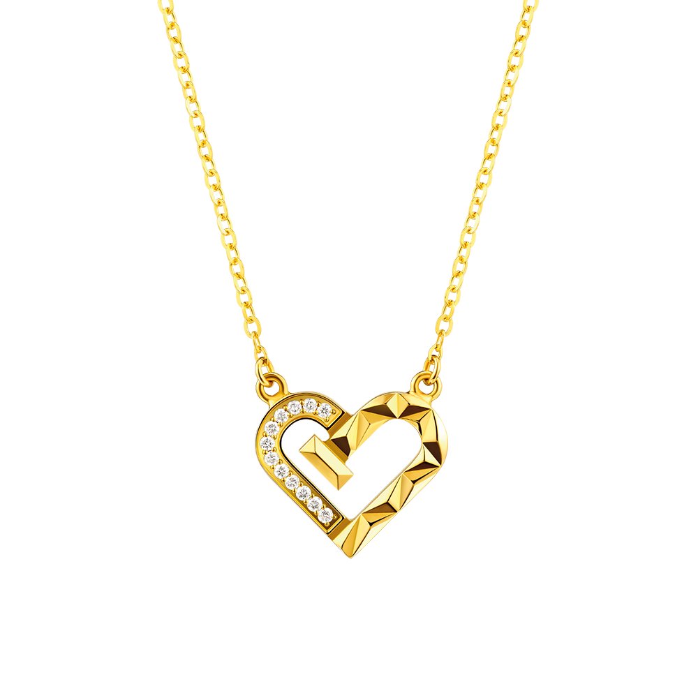 Goldstyle•X "Loving You" Gold Diamond Necklace