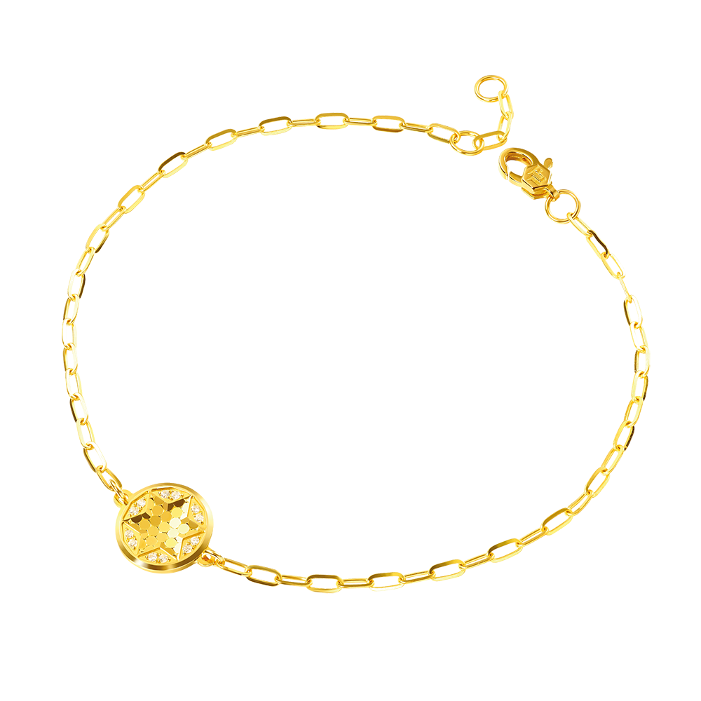 Goldstyle•X "Guardian Star" Gold Diamond Bracelet