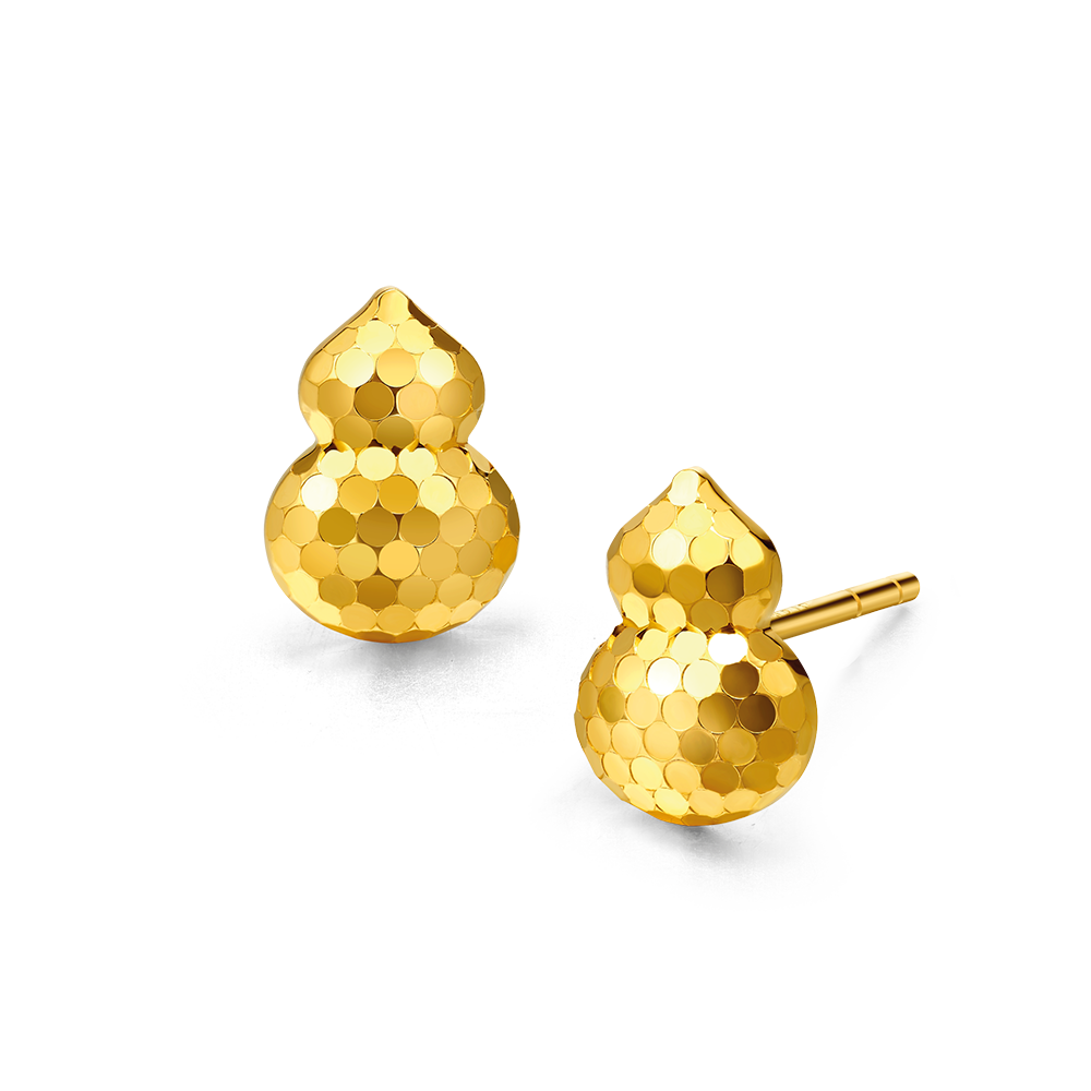 Goldstyle "Shining Gourd" Gold Earrings