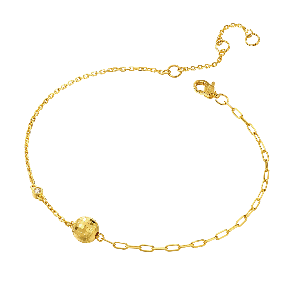 Goldstyle•X "Splendid Planet" Gold Diamond Bracelet