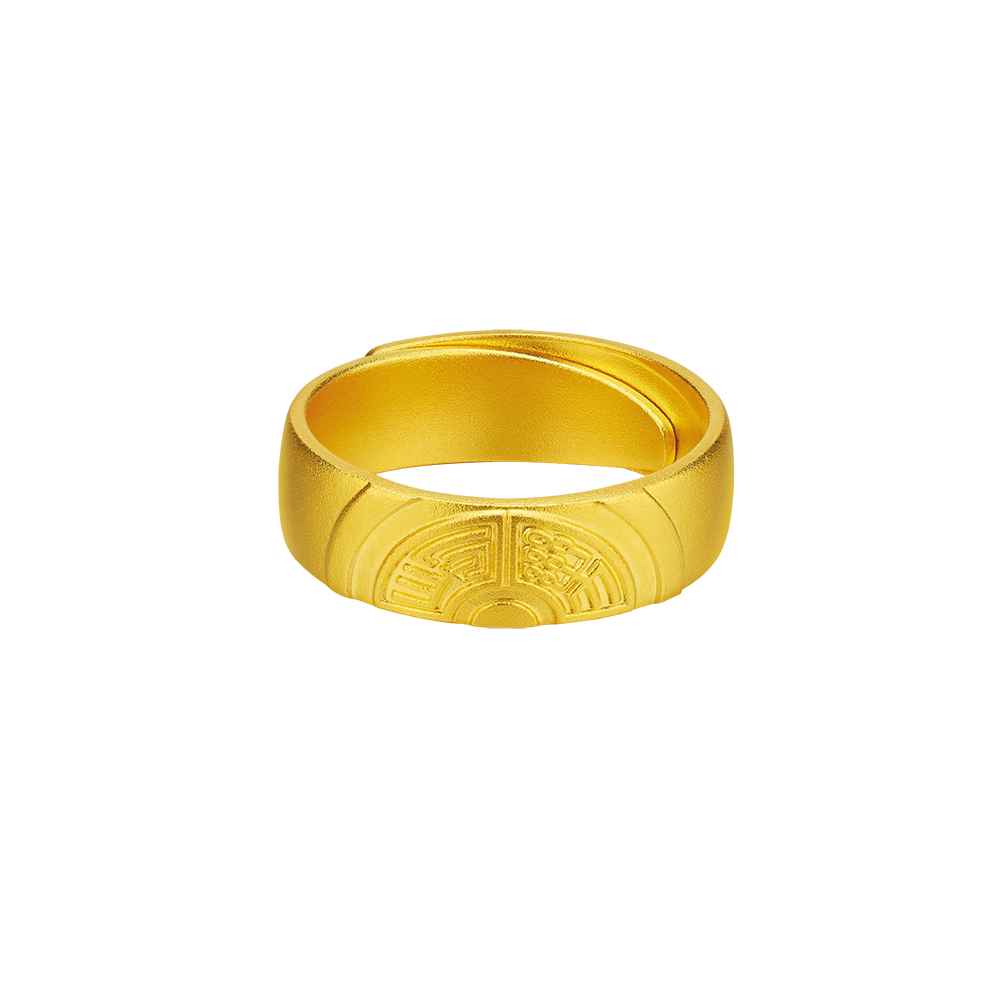 Heirloom Fortune Collection "Forever Love" Gold Ring（Man）