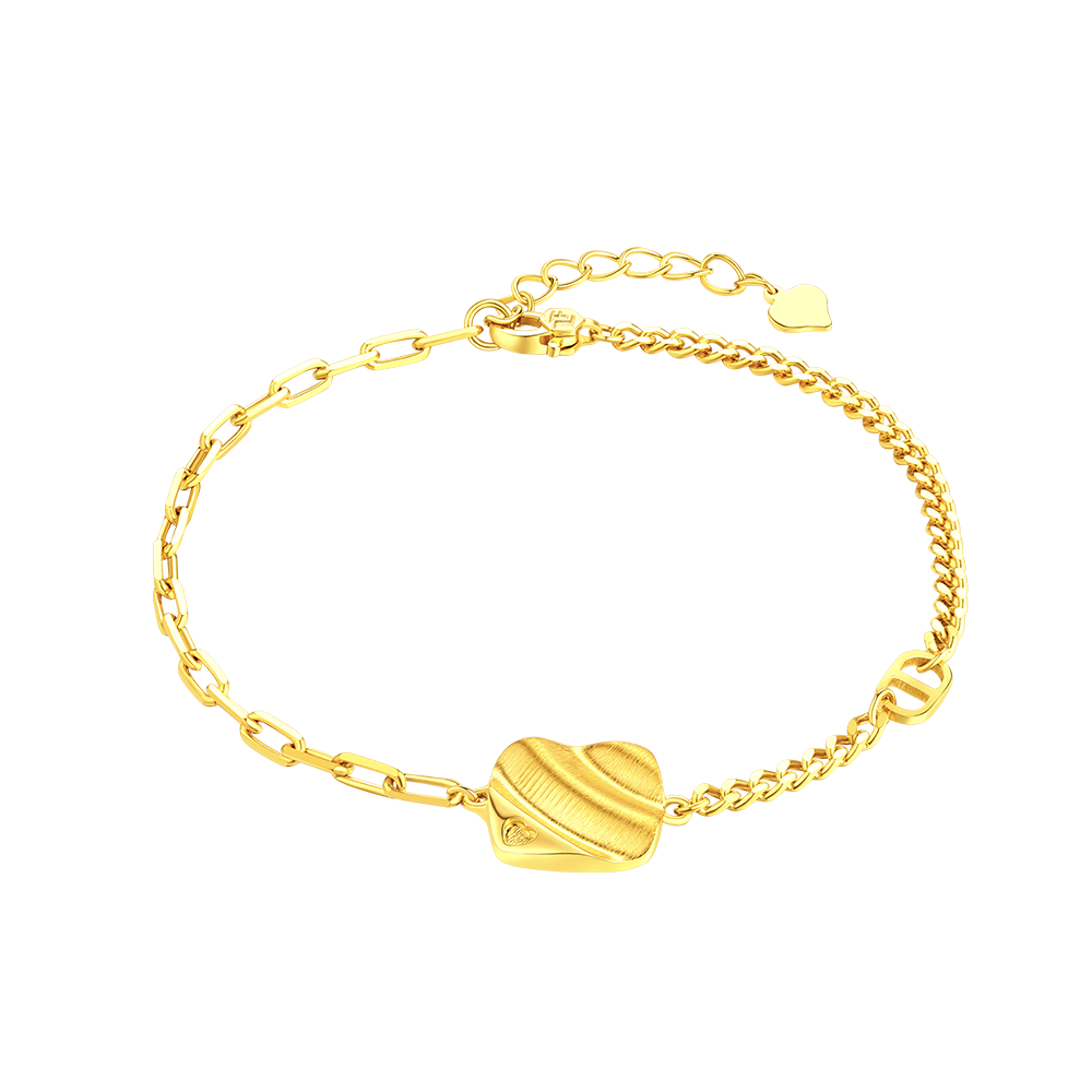 Golden Silk "Gold Phantom" Gold Bracelet 