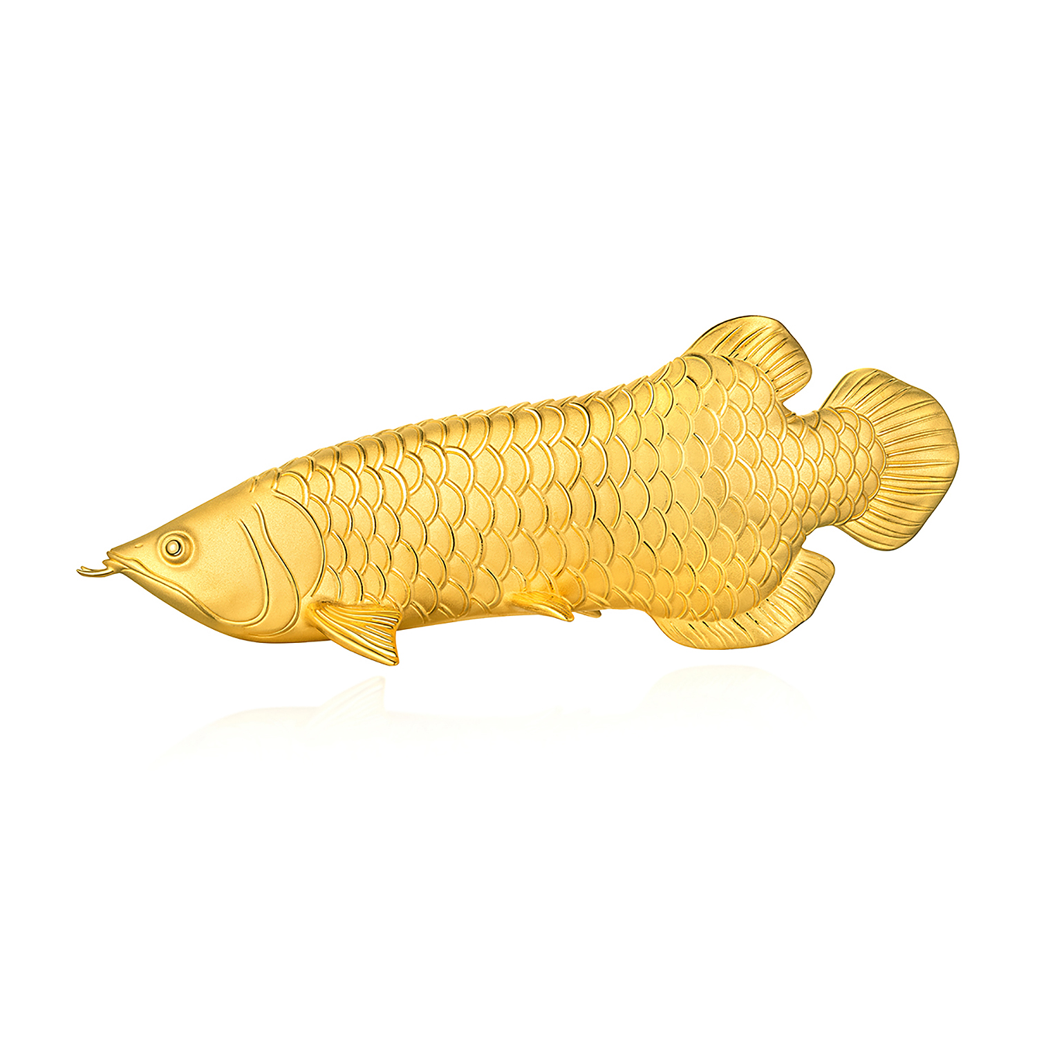 "金龙鱼"实体黄金摆件