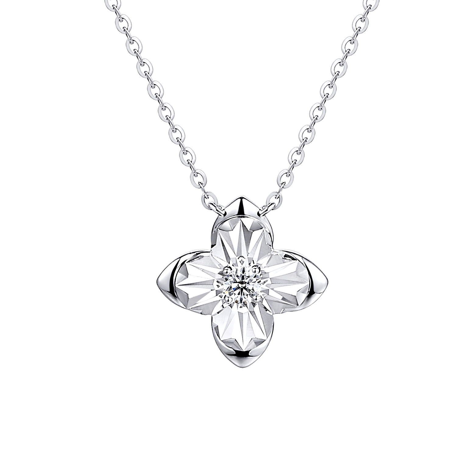 "Beautiful Blossom" 18K Gold Diamond Necklace
