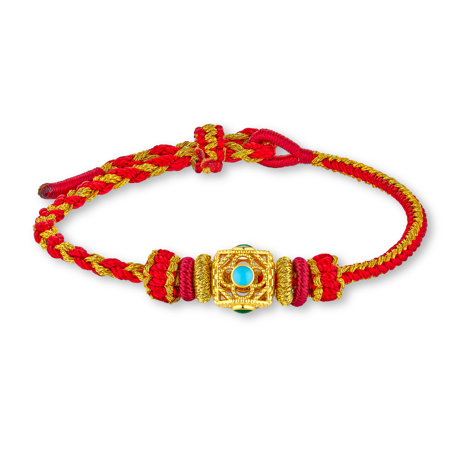 “Magnificent Palace” Gold Charm Bracelet 