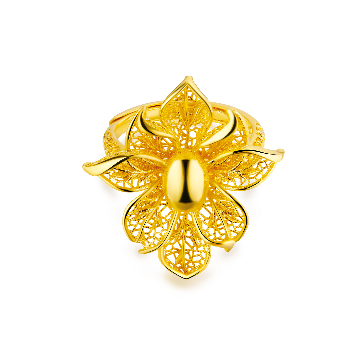 Beloved Collection "Blissful Laurel" Gold Ring