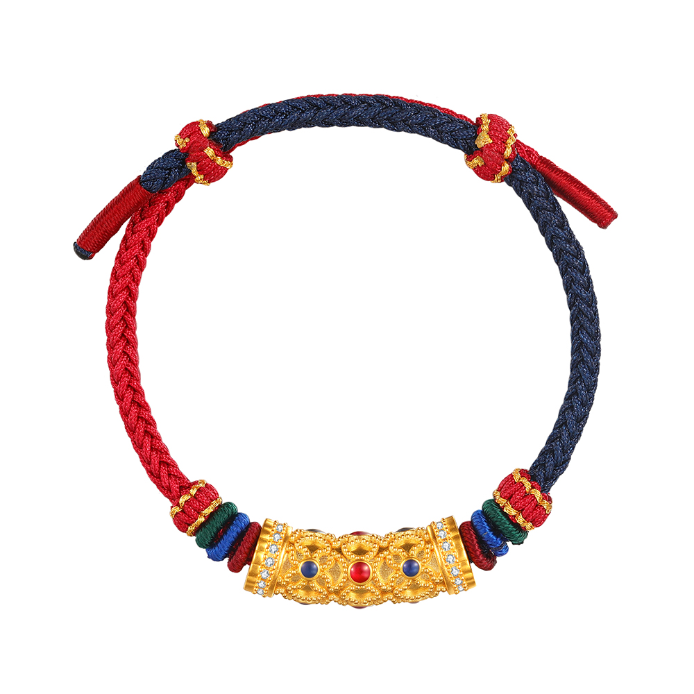 天天爱上新"满载而归"足金串饰手绳