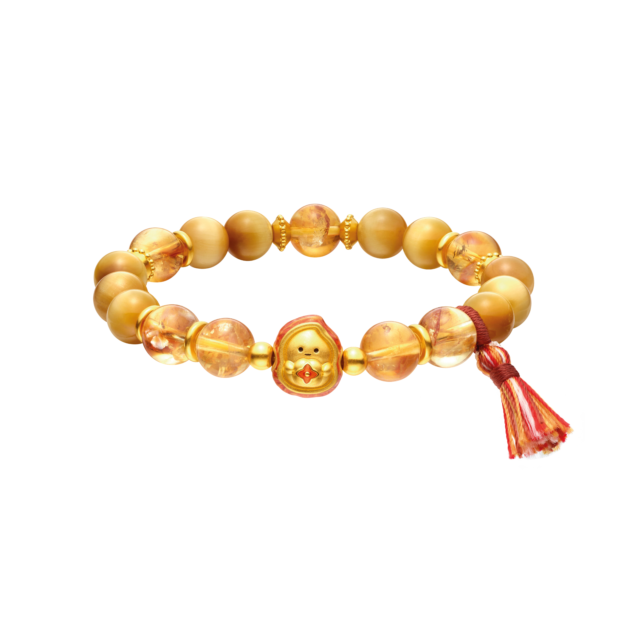 天天爱上新光影金"岁岁有金"足金手链