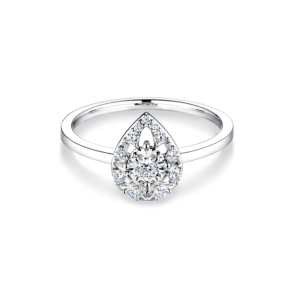 天天爱上新"璀璨星光"18K金钻石戒指