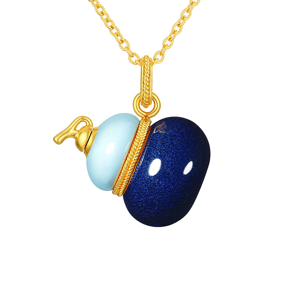 Night Banquet in Tang Palace Jewellery Collection “Tang-style Gourd” Gold Pendant