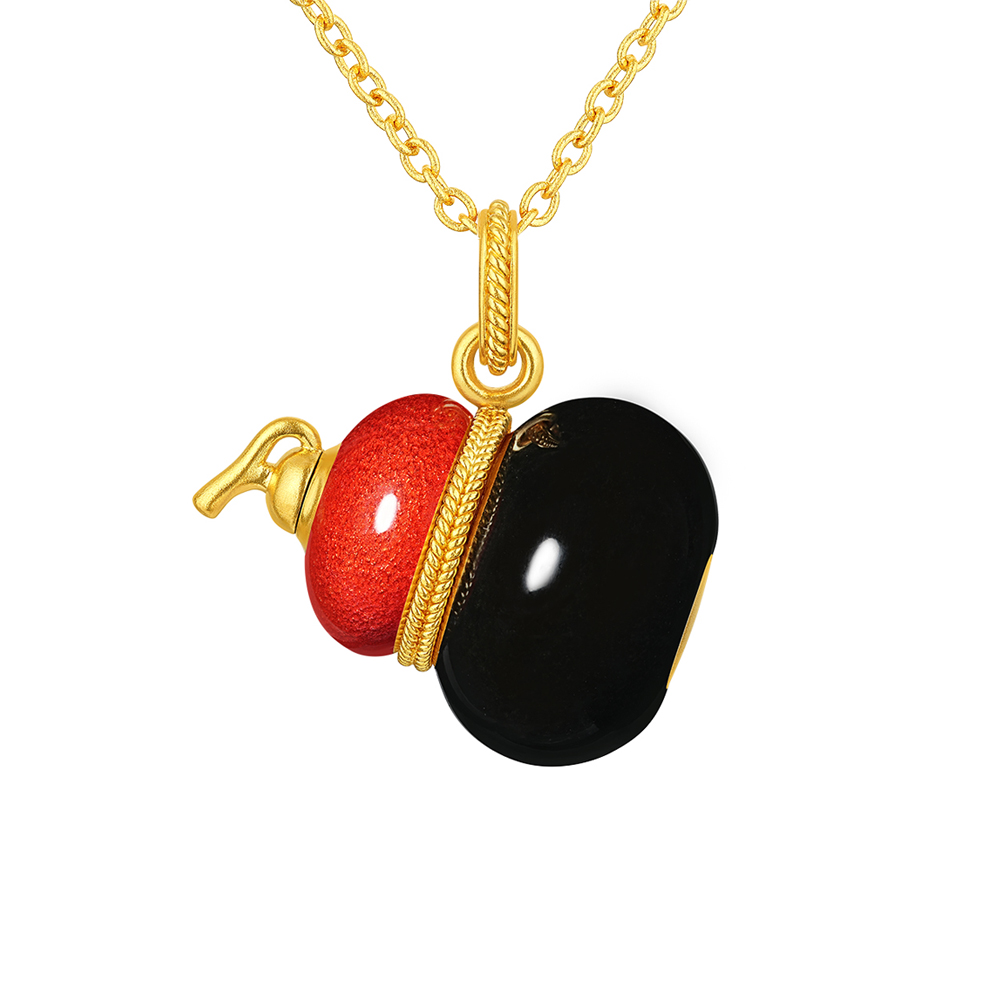 Night Banquet in Tang Palace Jewellery Collection “Tang-style Gourd” Gold Pendant