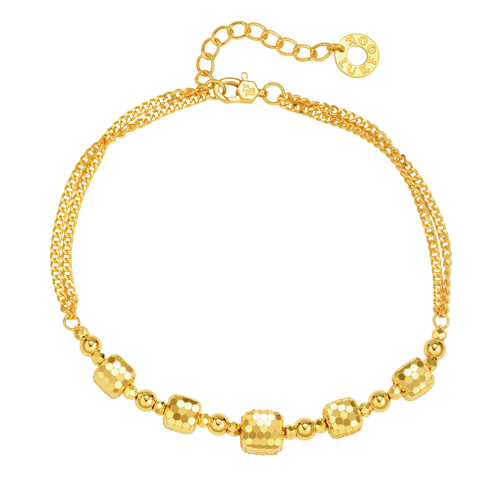 六福珠寶　キイロイトリ 純金1.12g ブレスレット 六福珠寶キイロイトリ 純金1.12g ブレスレット