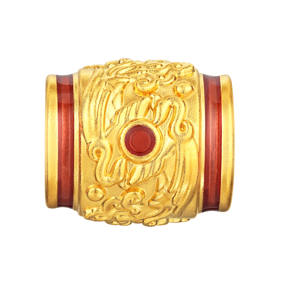 Night Banquet in Tang Palace Jewellery Collection Tang-style Bead  “Harmonious Joy” Gold Charm