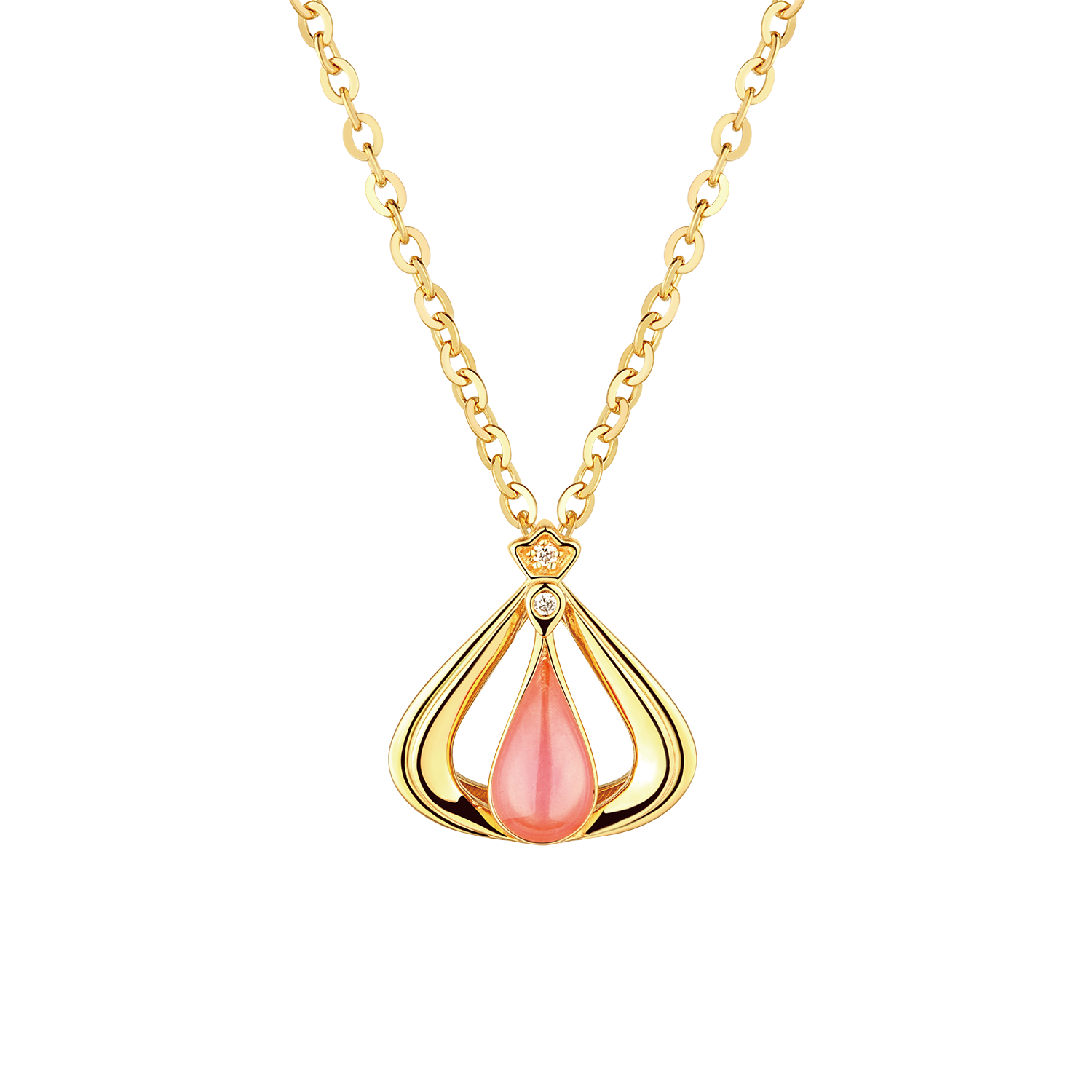 "Love Yourself" Miss Hong Kong Gold Diamond Ring with Enamel 