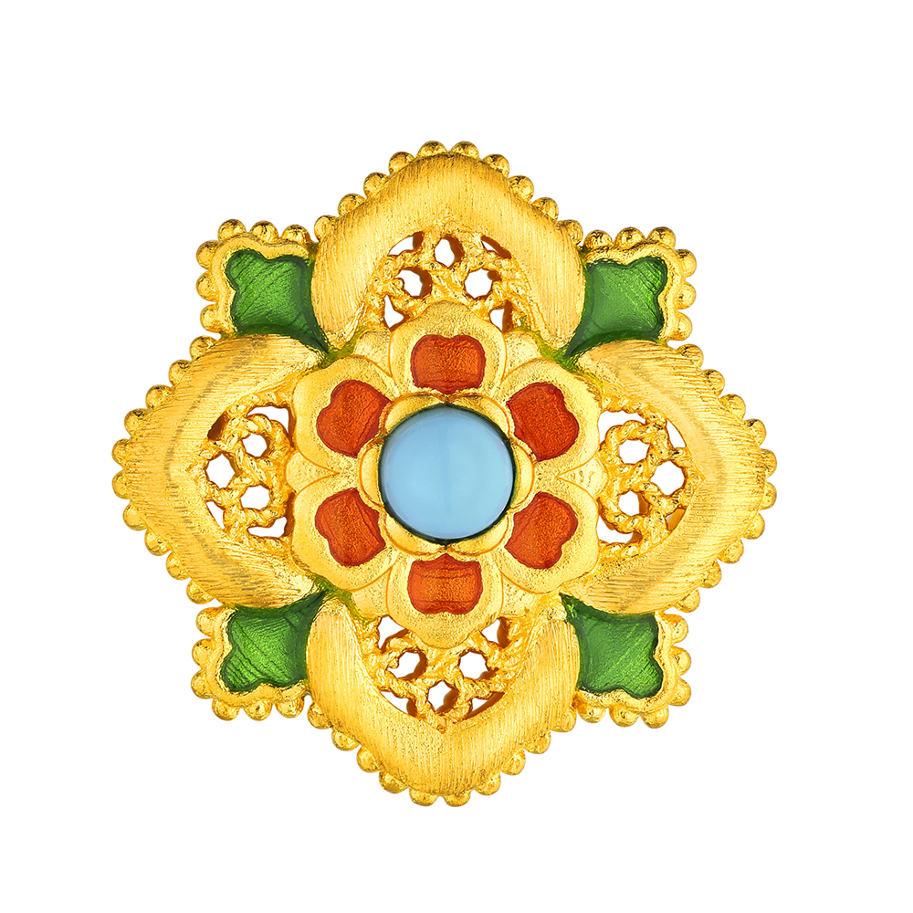 Night Banquet in Tang Palace Jewellery Collection “Tang-style Bead  Perfection and Fortune” Gold Charm