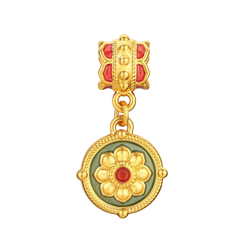Night Banquet in Tang Palace Jewellery Collection Tang-style Bead  “Prosperity and Perfection” Gold Charm