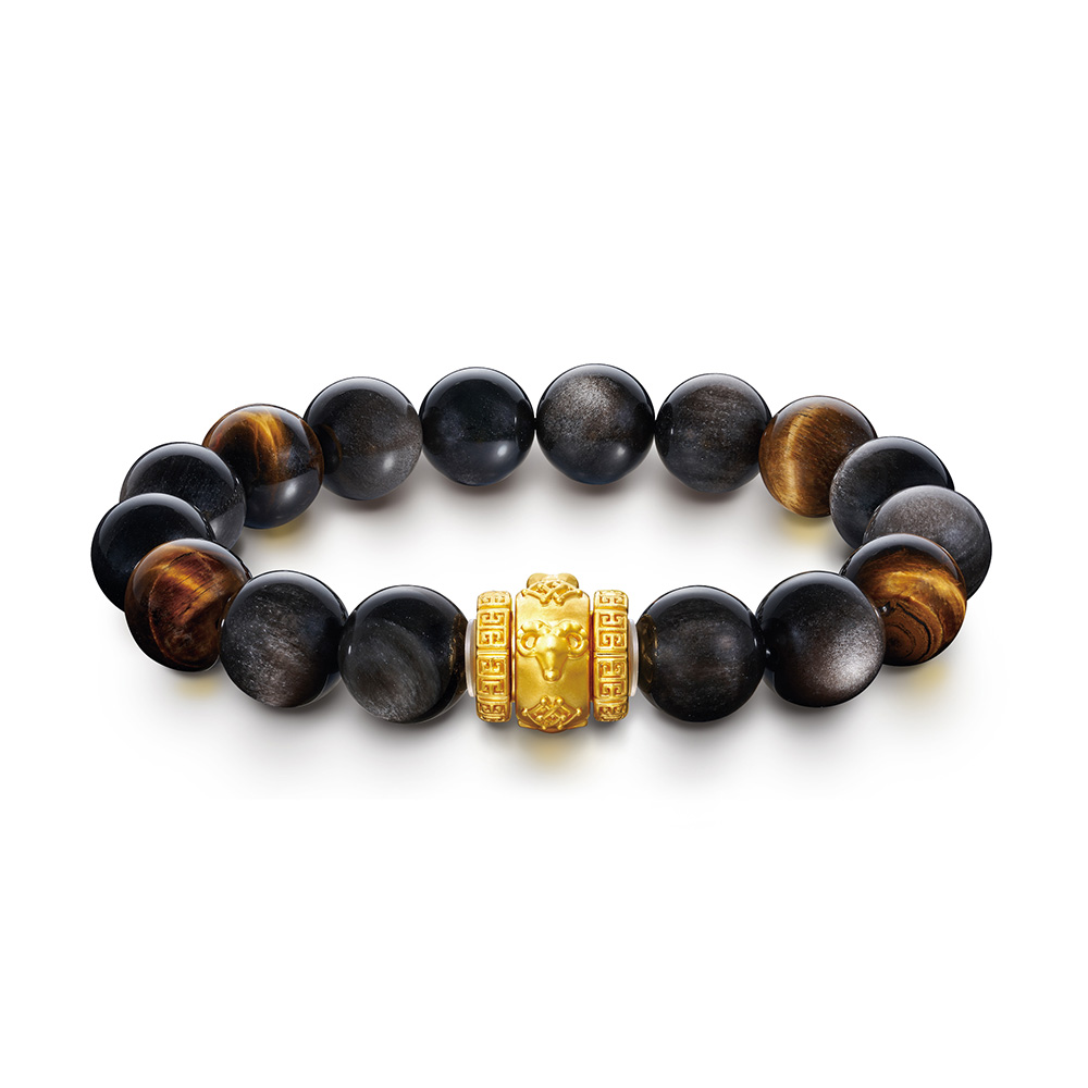 Fortune Horse Collection "Harmony Brings Fortune- Rabbit, Goat & Pig" Chinese Zodiac Gold Charm