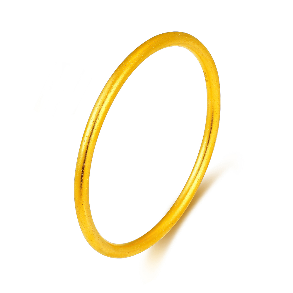 天天爱上新福满传家"星感园满"足金手镯