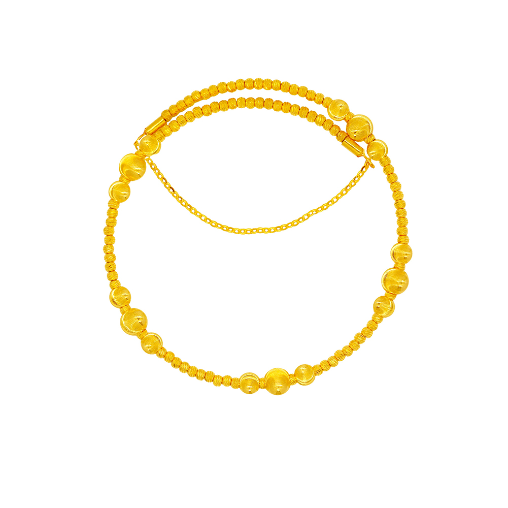 天天爱上新光影金"星河璀璨"足金手镯