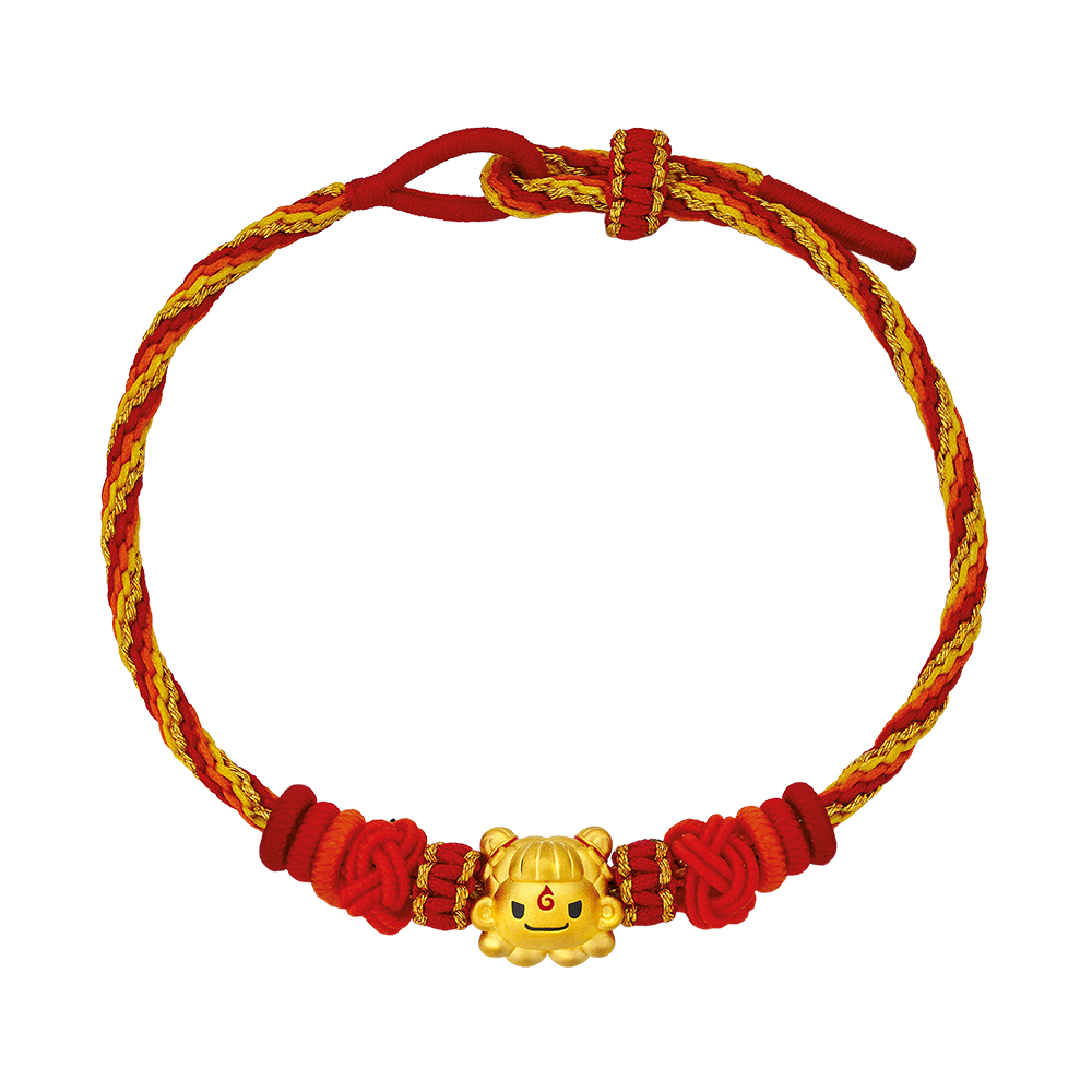 哪吒系列"哪吒"足金手绳