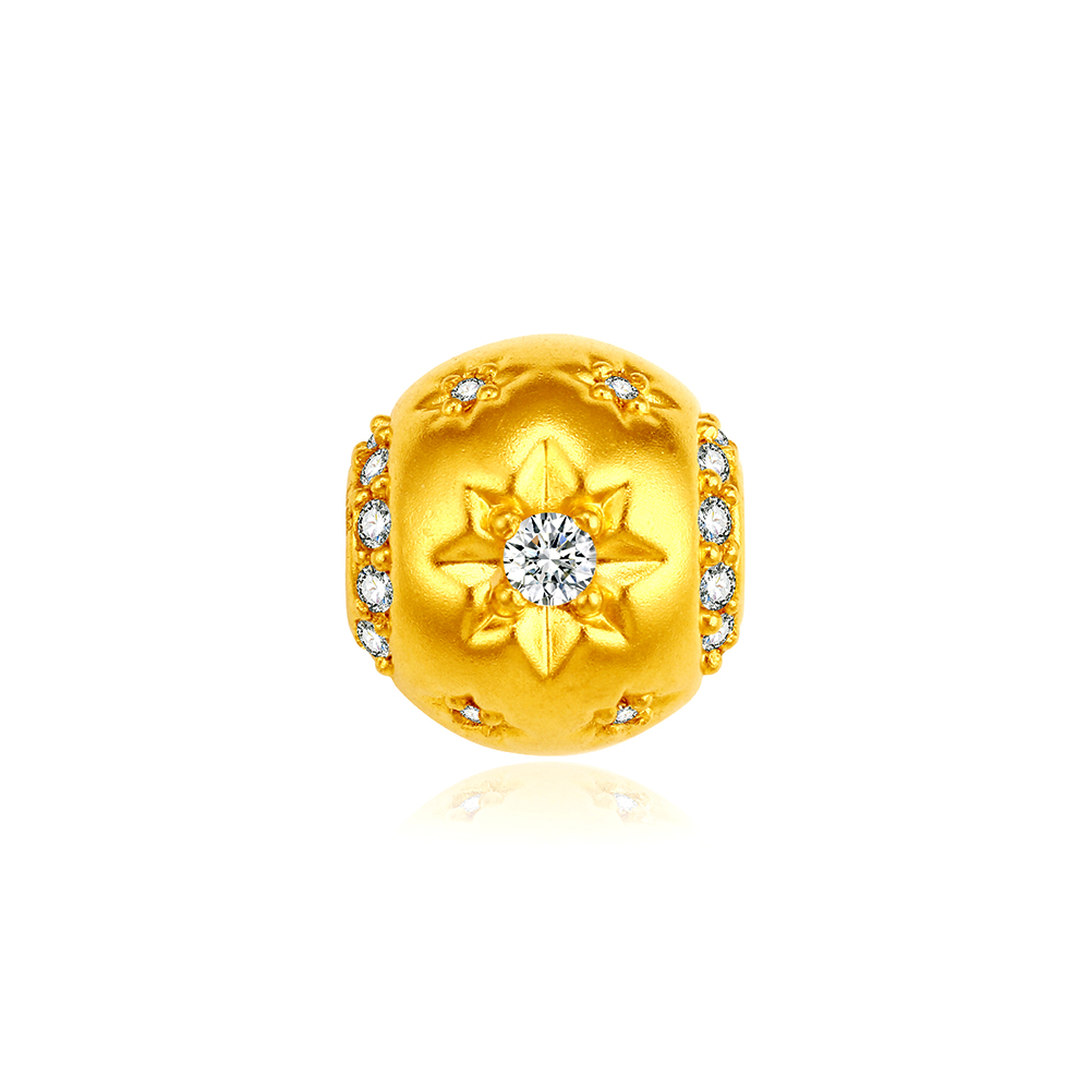 天天爱上新"星光乐园"足金钻石吊坠