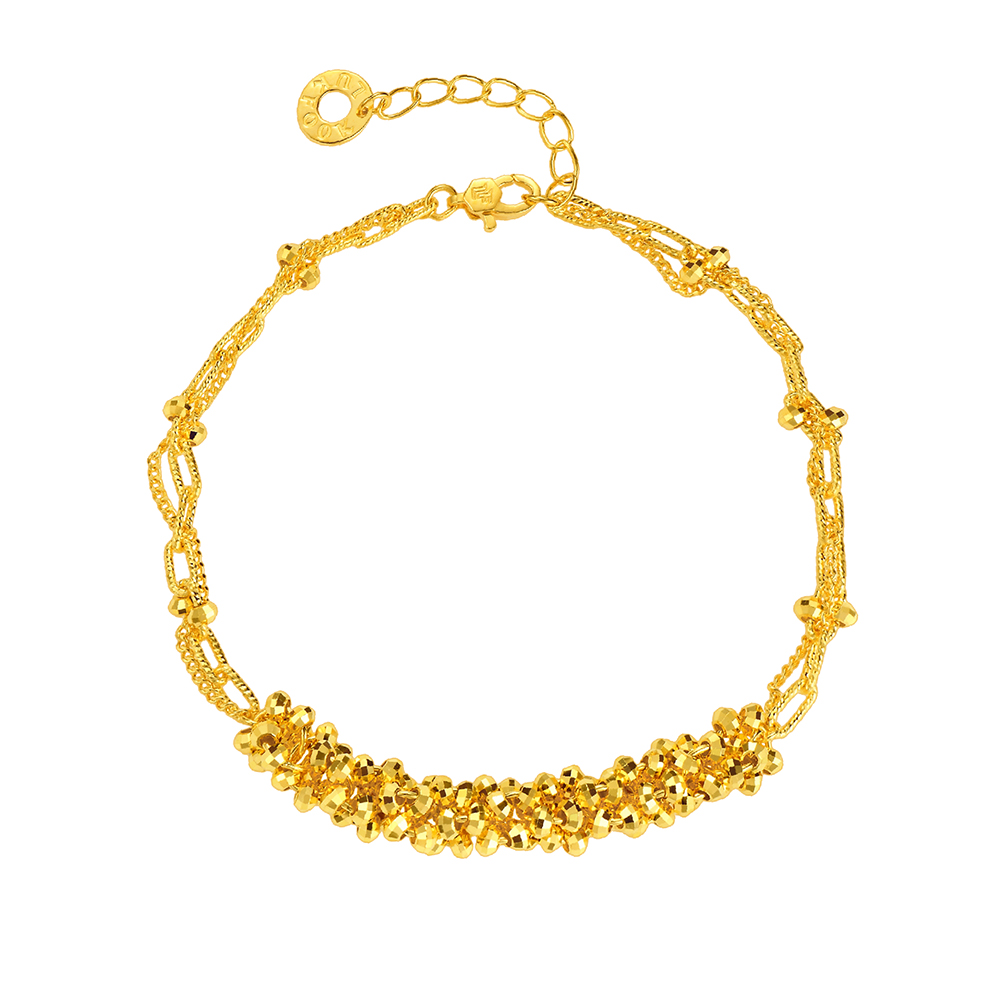 天天爱上新光影金"星河入梦"足金手链