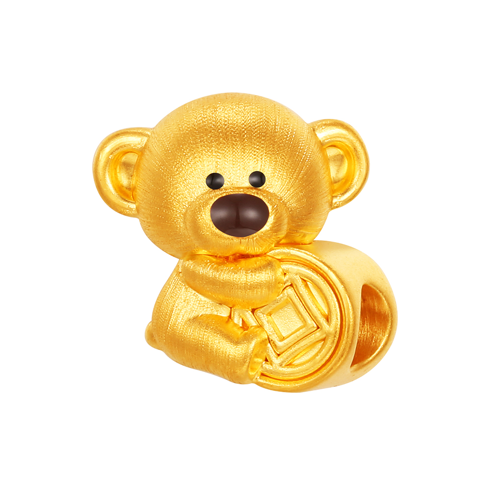 13DE MARZO系列"百變潮趣小熊"黃金串飾