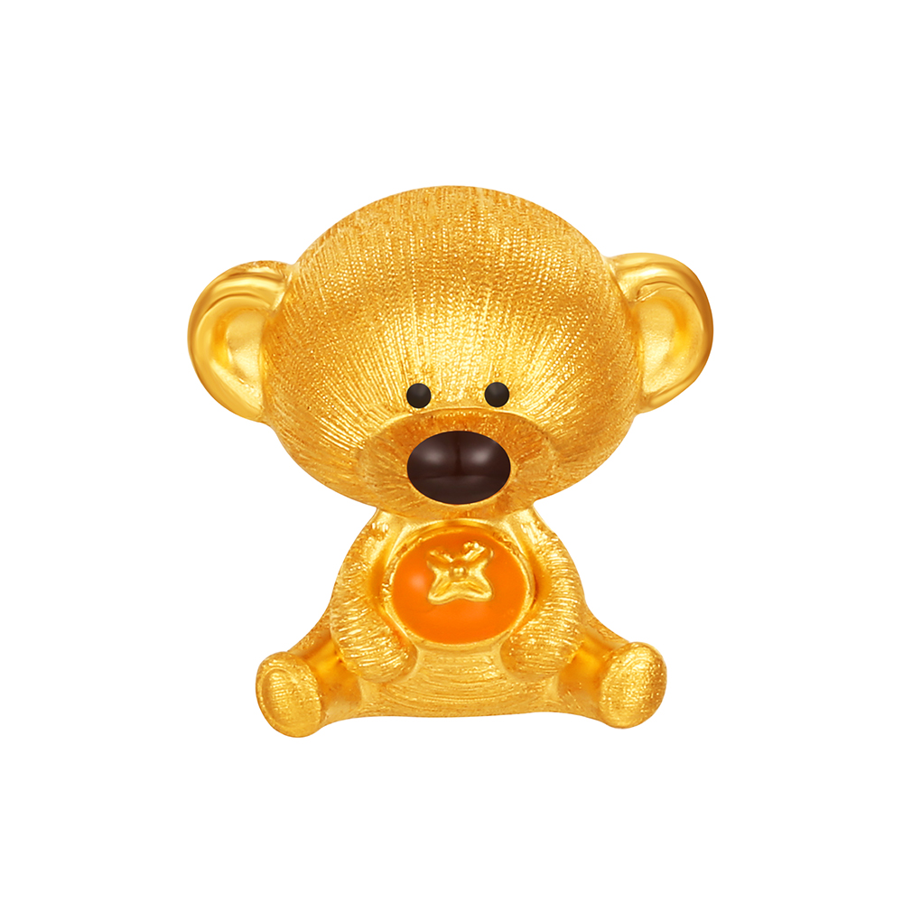 13DE MARZO系列"百變潮趣小熊"黃金串飾