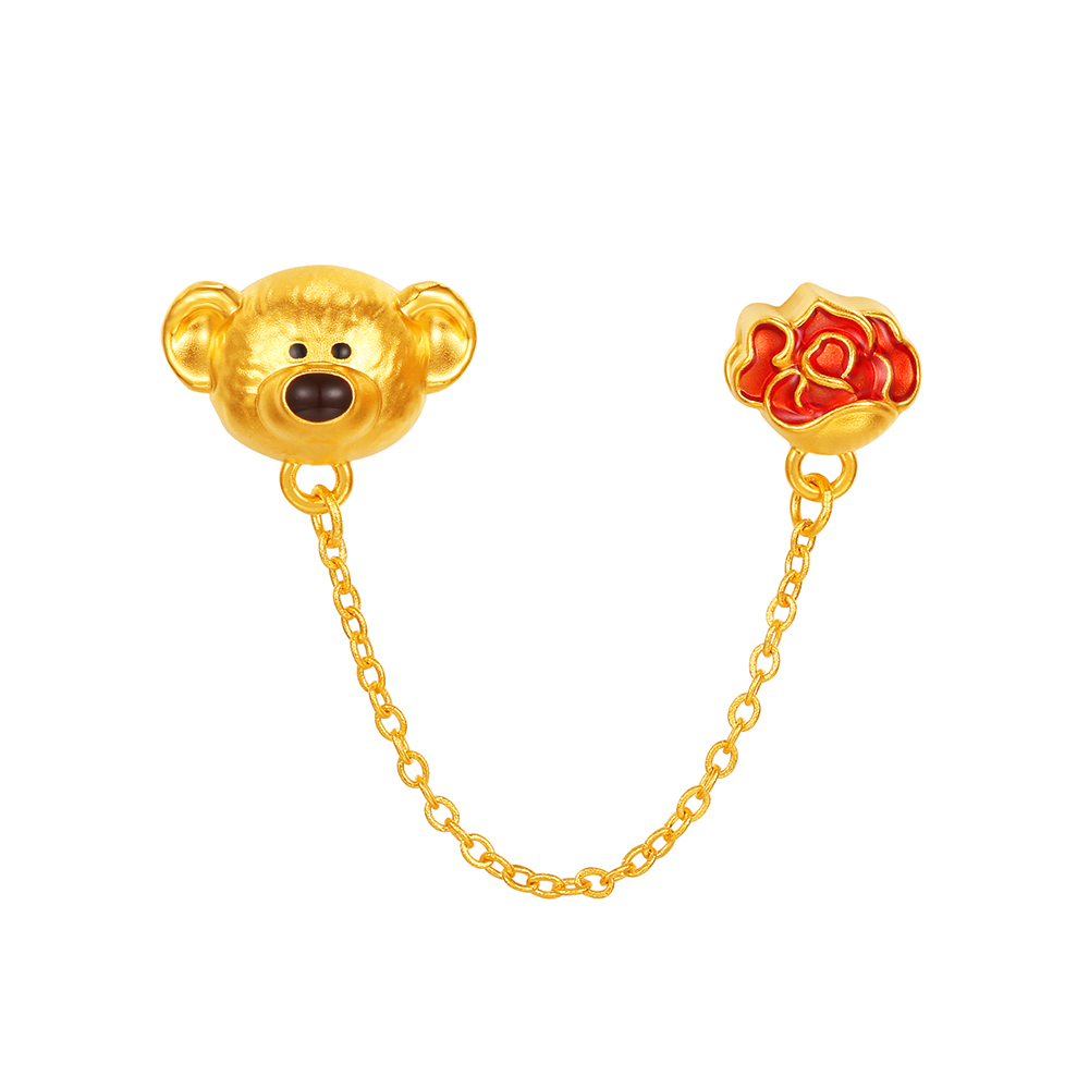 13DE MARZO系列"百變潮趣小熊"黃金串飾