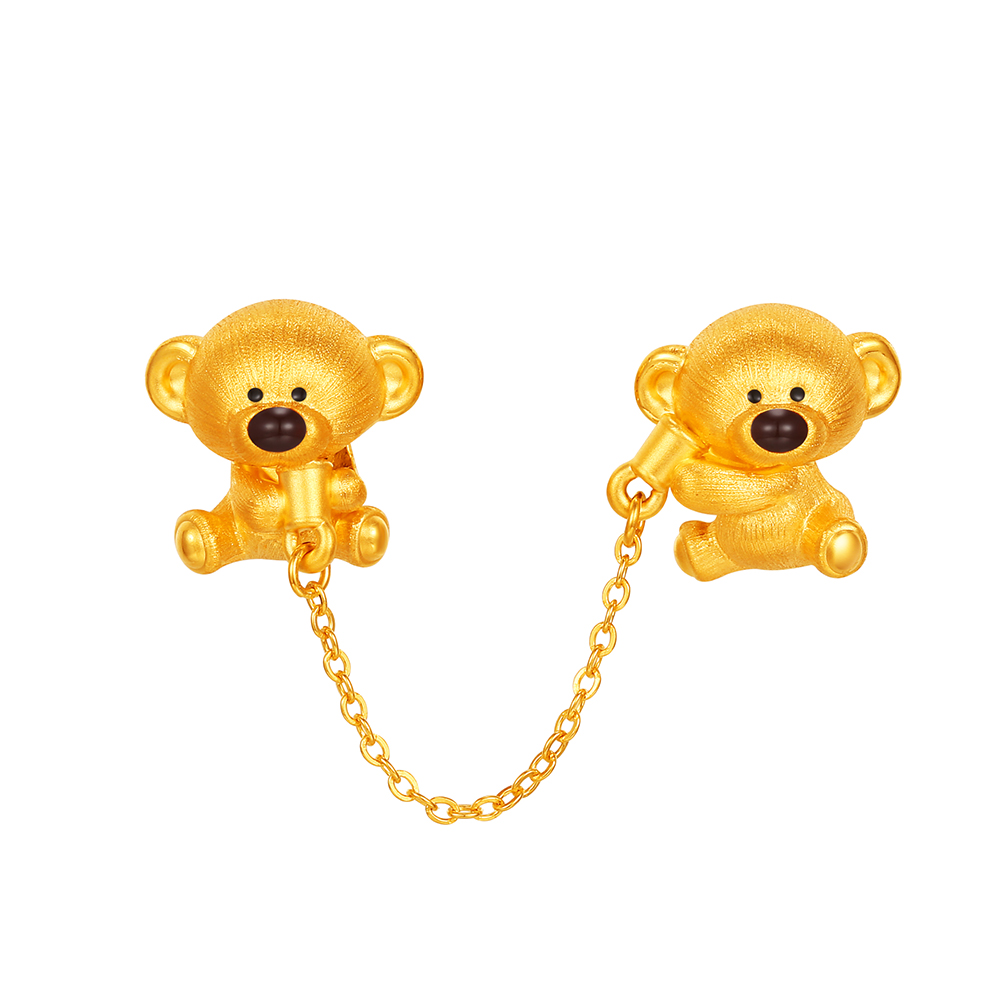 13DE MARZO系列"百變潮趣小熊"黃金串飾