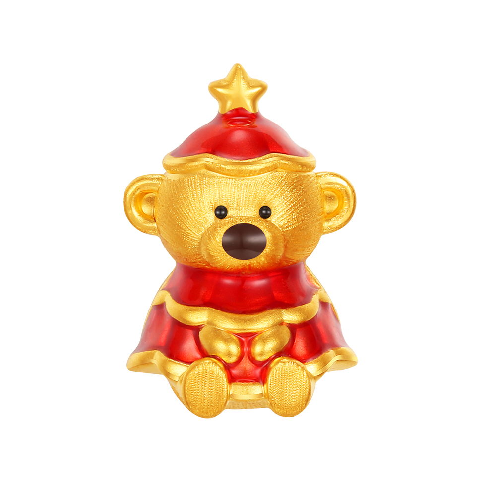 13DE MARZO系列"百變潮趣小熊"黃金串飾