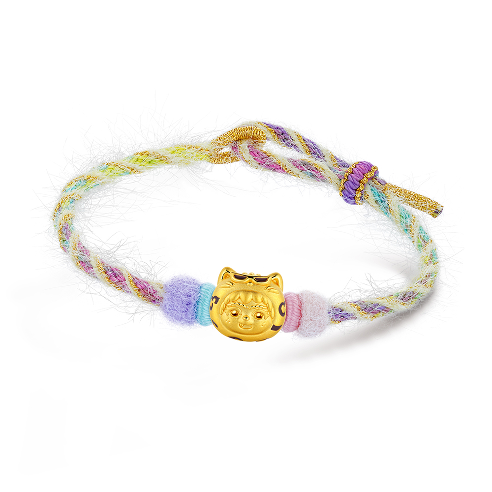 WAKUKU系列"福豹"黃金串飾