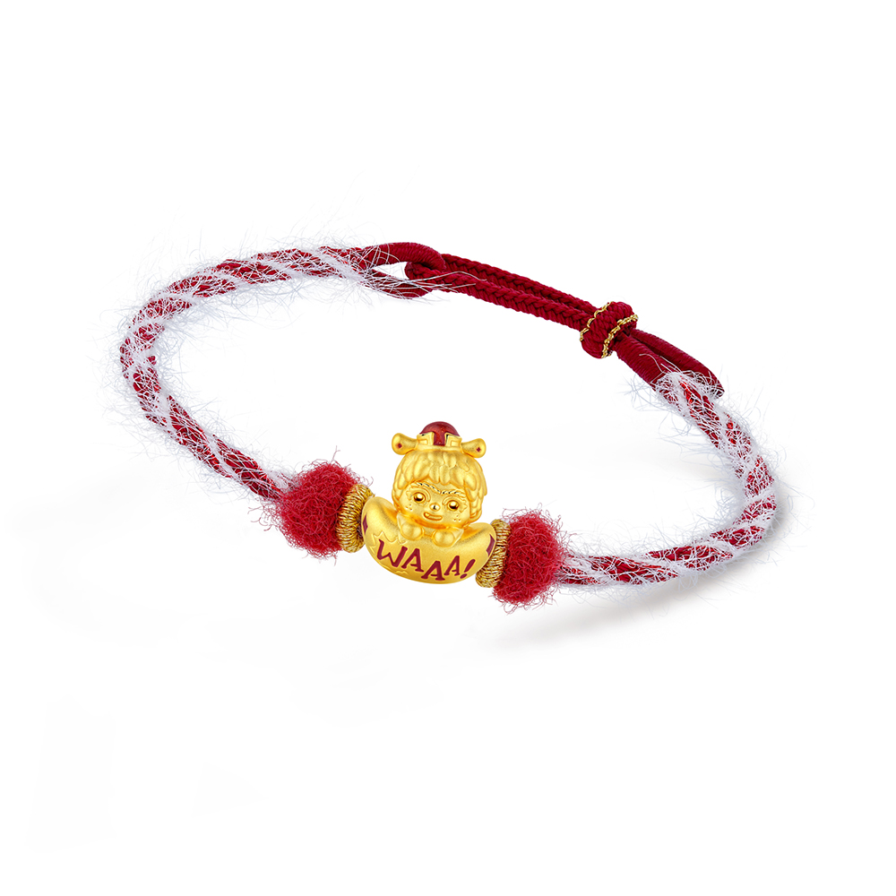 WAKUKU系列"驚喜元寶"黃金串飾