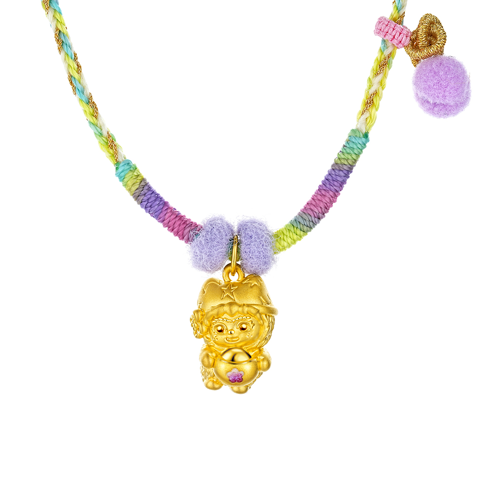 WAKUKU系列"抱富"足金吊坠